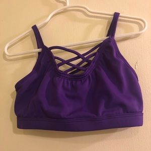 Purple Second Skin Dance Top
